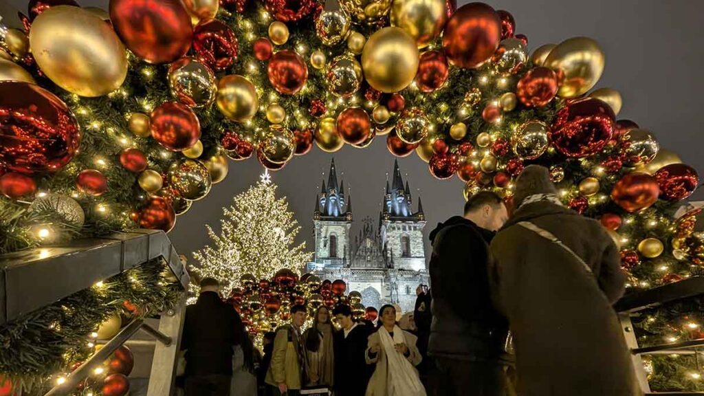 En nada Navidades en Praga 2026. Navidades en Ciudad Vieja de Praga año pasado.