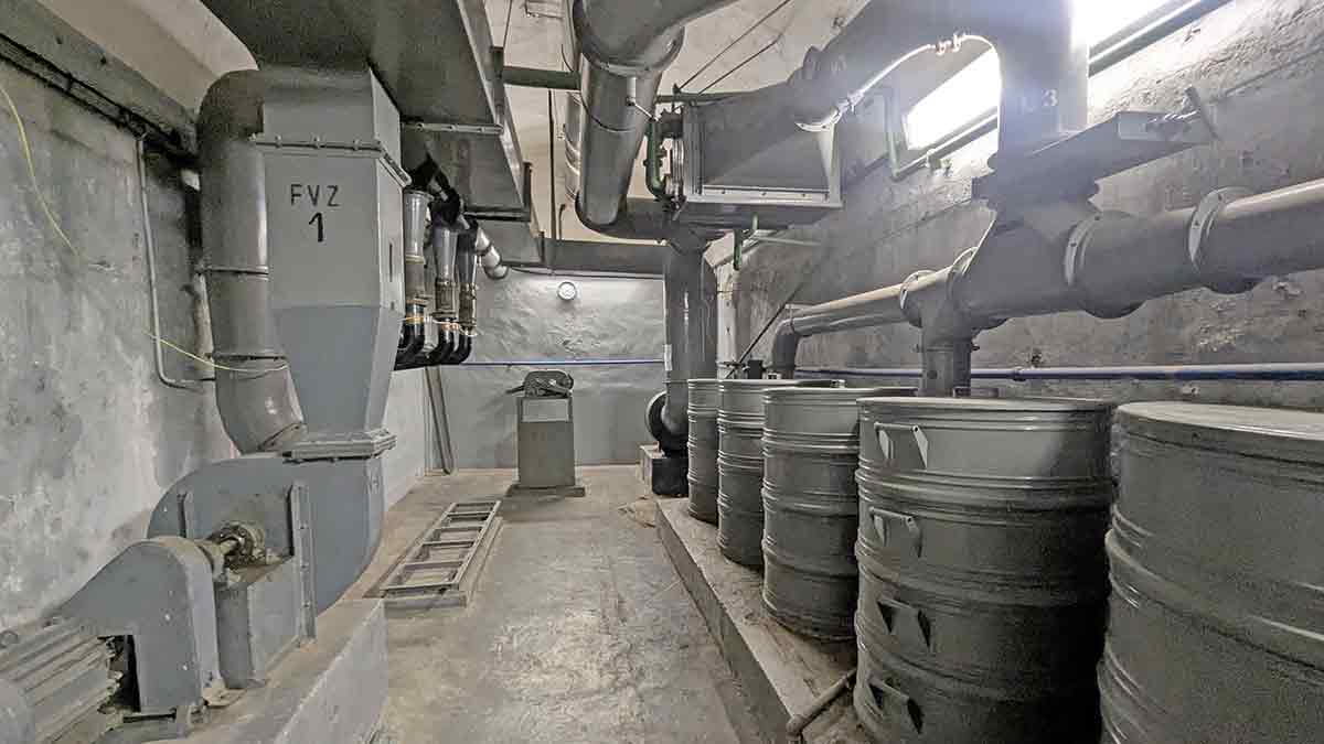Camara-de-filtro-aire-bunker-en-Praga